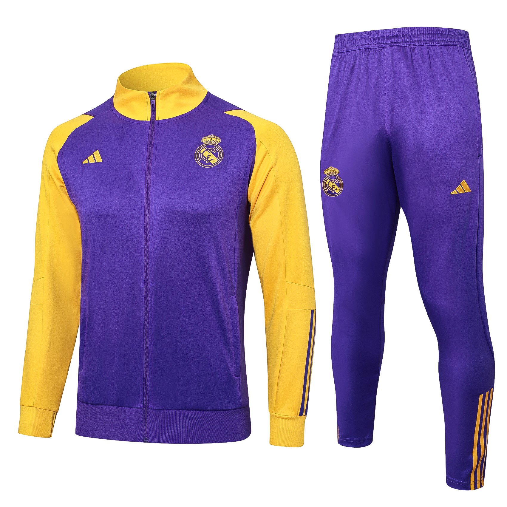 Chandal Real Madrid 2024 2025 Purpura Amarillo